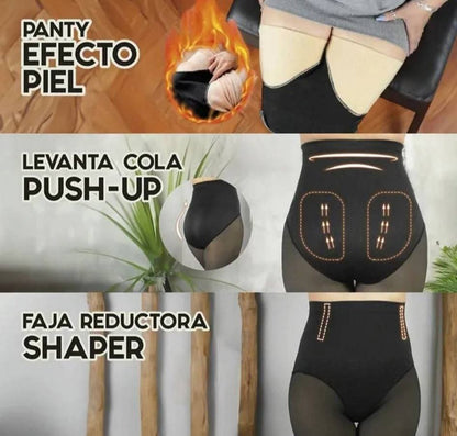 SkinFit™- Panty Efecto Piel y Faja Reductora