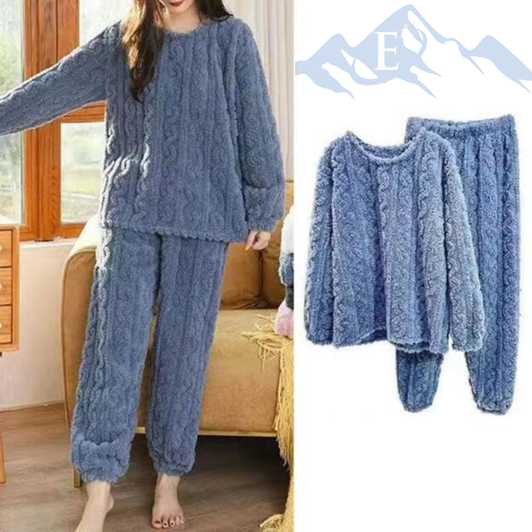 Pijama Polar Trenzado