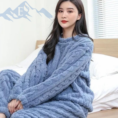 Pijama Polar Trenzado