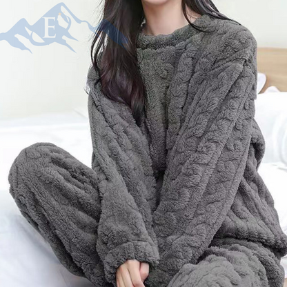 Pijama Polar Trenzado