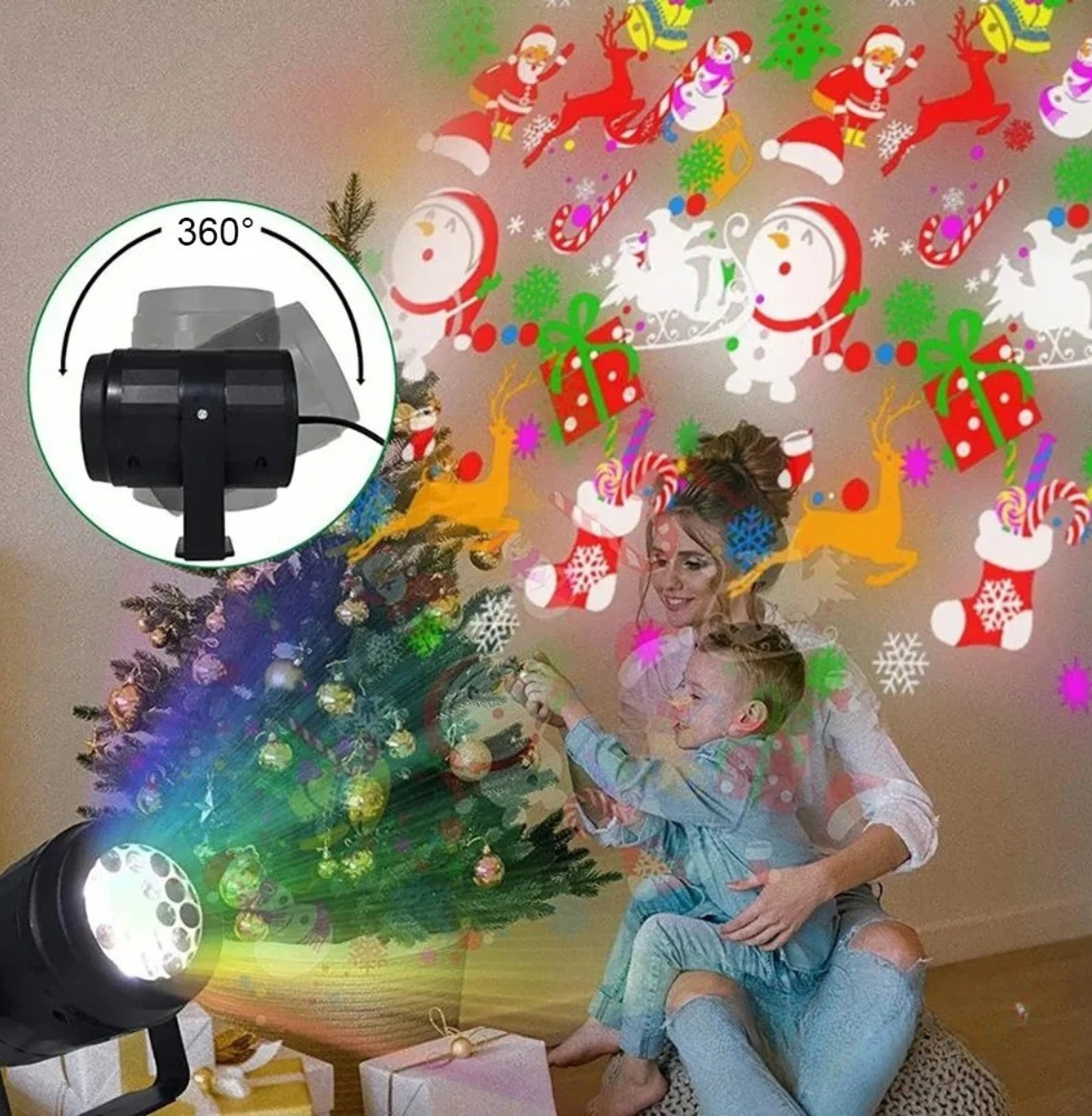 Proyector Navideño