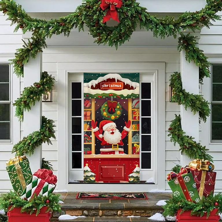 PUERTA MAGIA NAVIDEÑA- FUNDAS NAVIDEÑAS