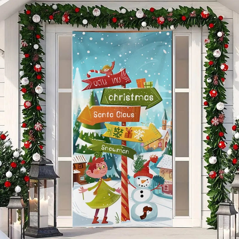 PUERTA MAGIA NAVIDEÑA- FUNDAS NAVIDEÑAS