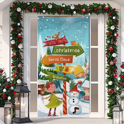 PUERTA MAGIA NAVIDEÑA- FUNDAS NAVIDEÑAS