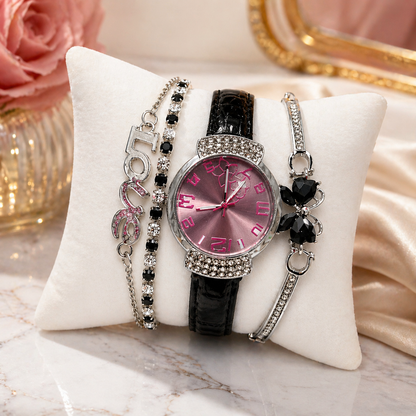 Set Clock - Love™ Reloj + Pulseras Elegantes